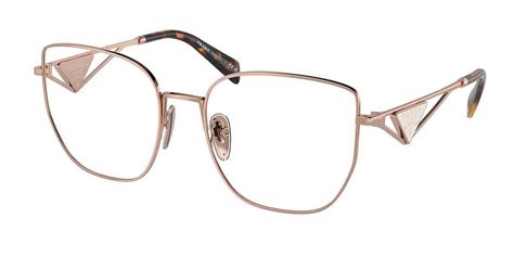 Prada PR A54VD Asian Fit SVF1O1 Eyeglasses in Rose Gold .